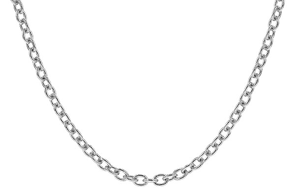 A283-06672: CABLE CHAIN (20IN, 1.3MM, 14KT, LOBSTER CLASP)