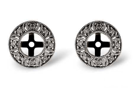 A009-44836: EARRING JACKETS .12 TW (FOR 0.50-1.00 CT TW STUDS)