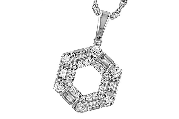 A283-92118: NECKLACE .14 TW BAG .50 TW