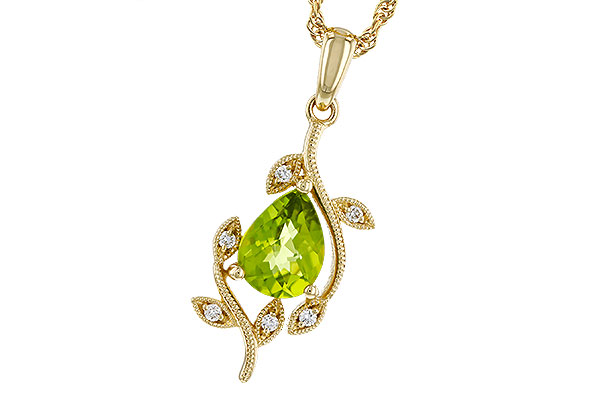 B283-93954: NECKLACE 1.16 PERIDOT 1.21 TGW (8x6MM PER)