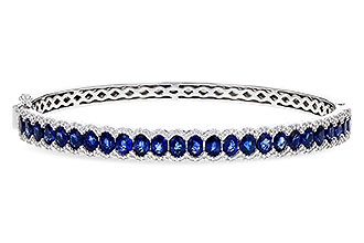 B283-98472: BANGLE 5.09 TW SAPPHIRE 5.65 TGW