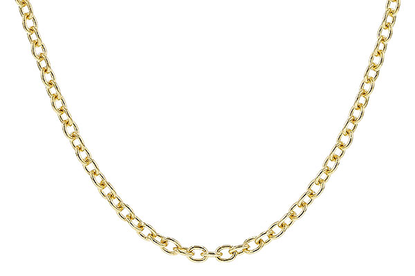 C283-06672: CABLE CHAIN (22IN, 1.3MM, 14KT, LOBSTER CLASP)