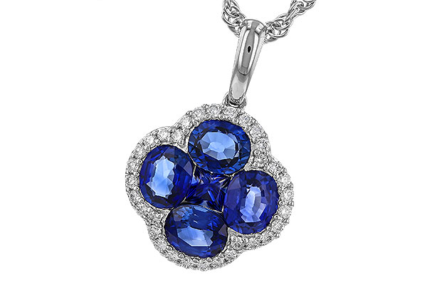 C283-92181: NECKLACE 1.72 SAPPHIRE 1.87 TGW