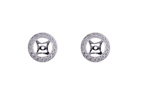 D193-05754: EARRING JACKET .32 TW (FOR 1.50-2.00 CT TW STUDS)