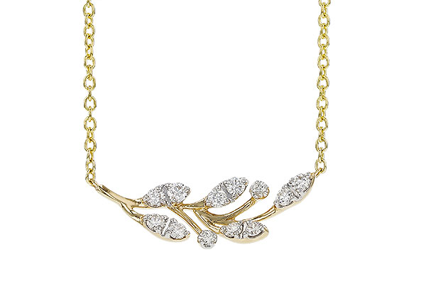 D283-93917: NECKLACE .32 TW (18")