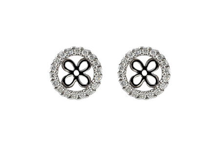 F196-67572: EARRING JACKETS .30 TW (FOR 1.50-2.00 CT TW STUDS)