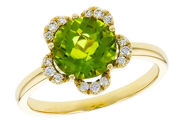 F283-99381: LDS RG 2.16 PERIDOT 2.28 TGW (8MM RD)