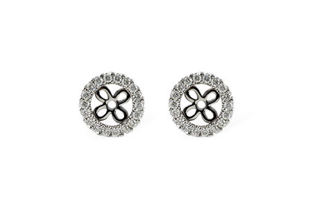 G196-67563: EARRING JACKETS .24 TW (FOR 0.75-1.00 CT TW STUDS)