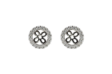 G196-67563: EARRING JACKETS .24 TW (FOR 0.75-1.00 CT TW STUDS)