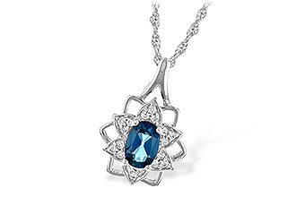 L198-52108: NECK .47 BLUE TOPAZ .56 TGW