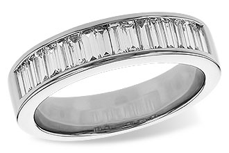 L283-91253: LDS DIA WED RG .70 TW BAGUETTES