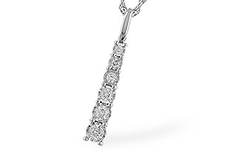 M283-08471: NECKLACE .25 TW