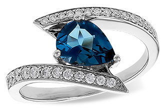 M283-92126: LDS RG 1.04 LONDON BLUE TOPAZ 1.28 TGW (8x6MM)