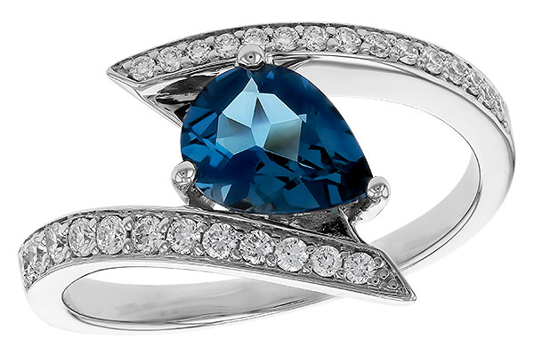 M283-92126: LDS RG 1.04 LONDON BLUE TOPAZ 1.28 TGW (8x6MM)